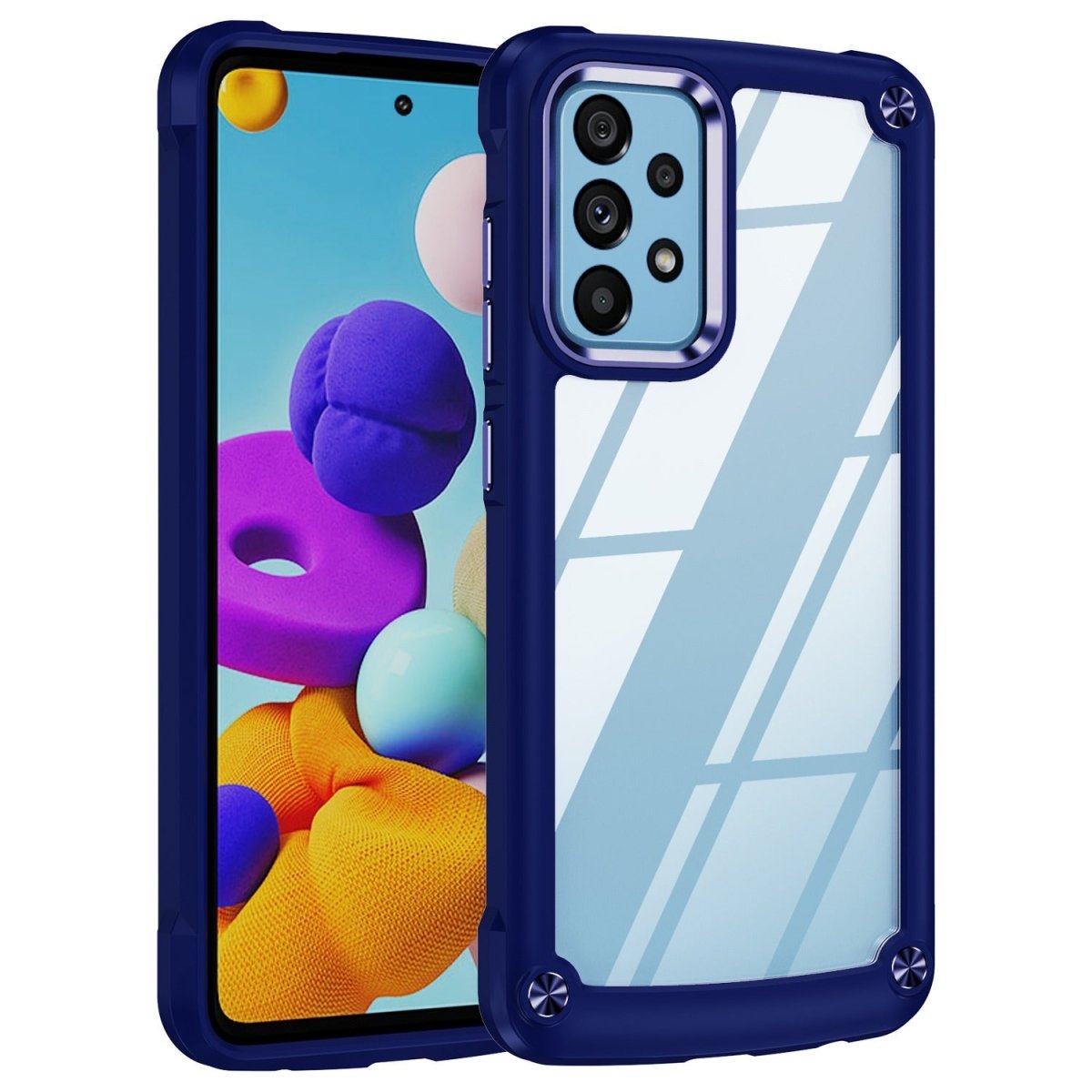 Arena 6-in-1 Liquid TPU Galaxy Protection Case Blue