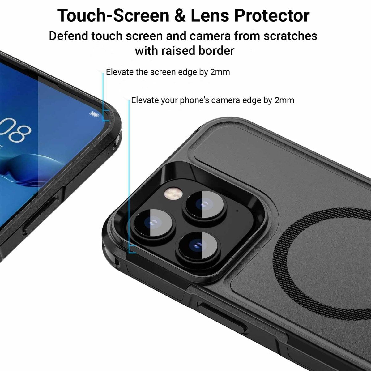 Bona Anti-Scratch MagSafe Case for iPhone 13 and 14 Series