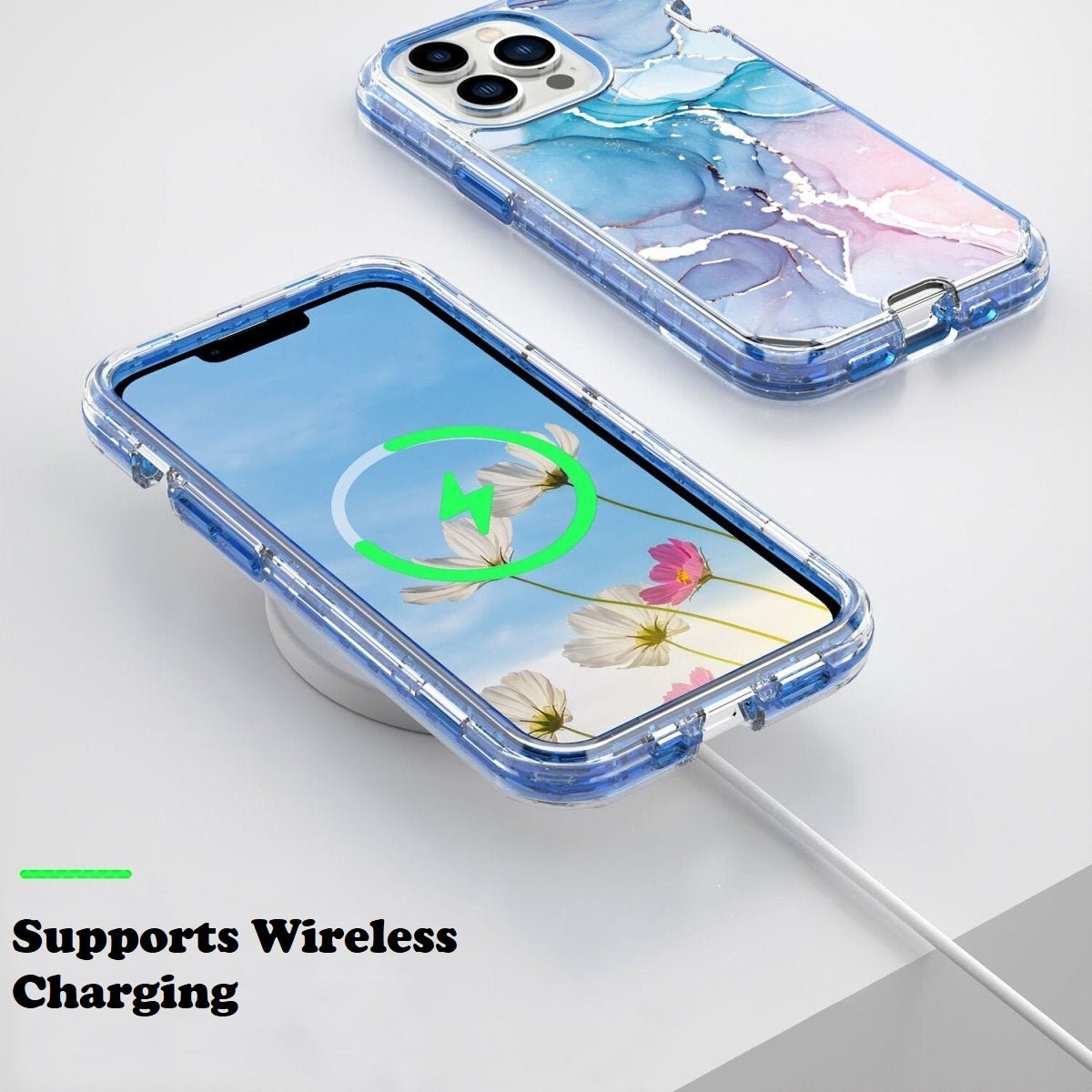 Castra Marble Pattern Soft Silicone iPhone Case