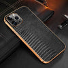 Contra Luxury Genuine Leather iPhone Case Black