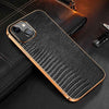 Contra Luxury Genuine Leather iPhone Case Black