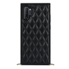 Cor Luxury Leather Galaxy Note Case with Crossbody Lanyard Black