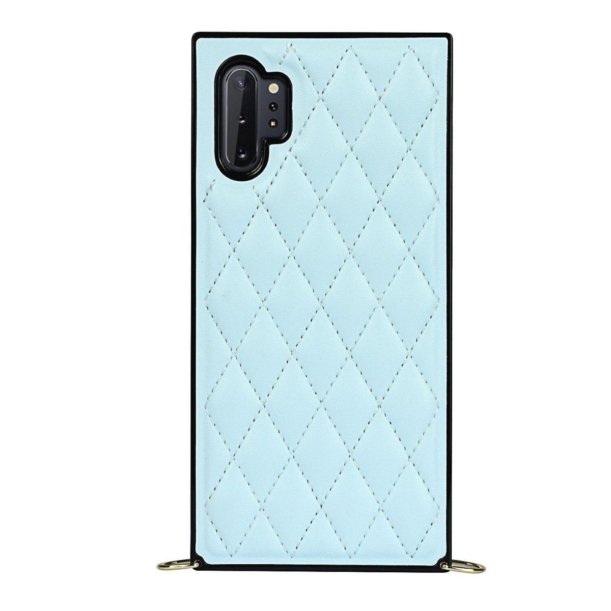 Cor Luxury Leather Galaxy Note Case with Crossbody Lanyard Blue