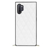 Cor Luxury Leather Galaxy Note Case with Crossbody Lanyard White
