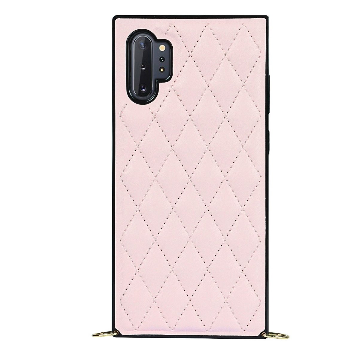 Cor Luxury Leather Galaxy Note Case with Crossbody Lanyard Pink