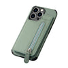 Decus Shockproof Slim Luxury Leather Wallet iPhone Case Green