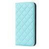 Dilectus MagSafe Leather Case with Kickstand and Card Slot Sky Blue