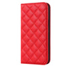 Dilectus MagSafe Leather Case with Kickstand and Card Slot Red
