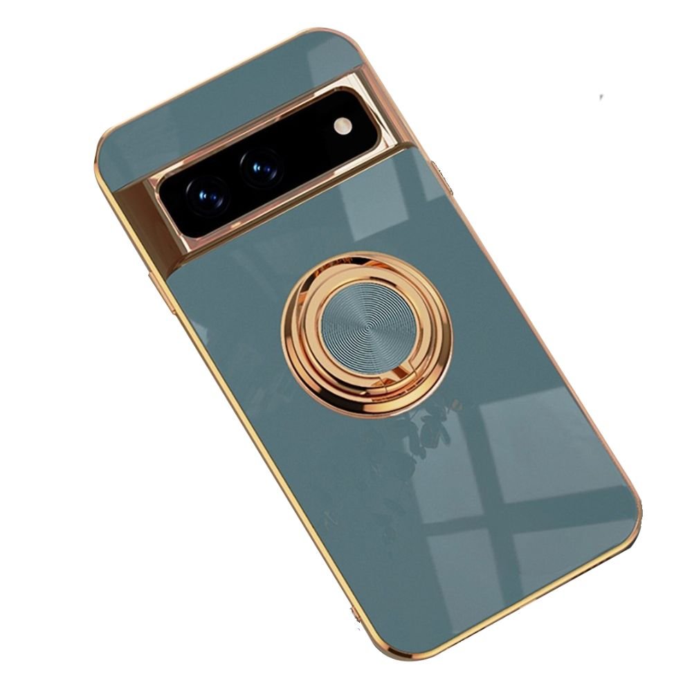 Dirigo Silicone Case For Google Pixel With Magnetic Ring Kickstand Grey