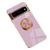 Dirigo Silicone Case For Google Pixel With Magnetic Ring Kickstand Light Purple