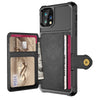 Echo Luxury Leather Wallet iPhone Case For 6, 7 & 8 Series Black
