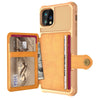 Echo Luxury Leather Wallet iPhone Case For 6, 7 & 8 Series Yellow