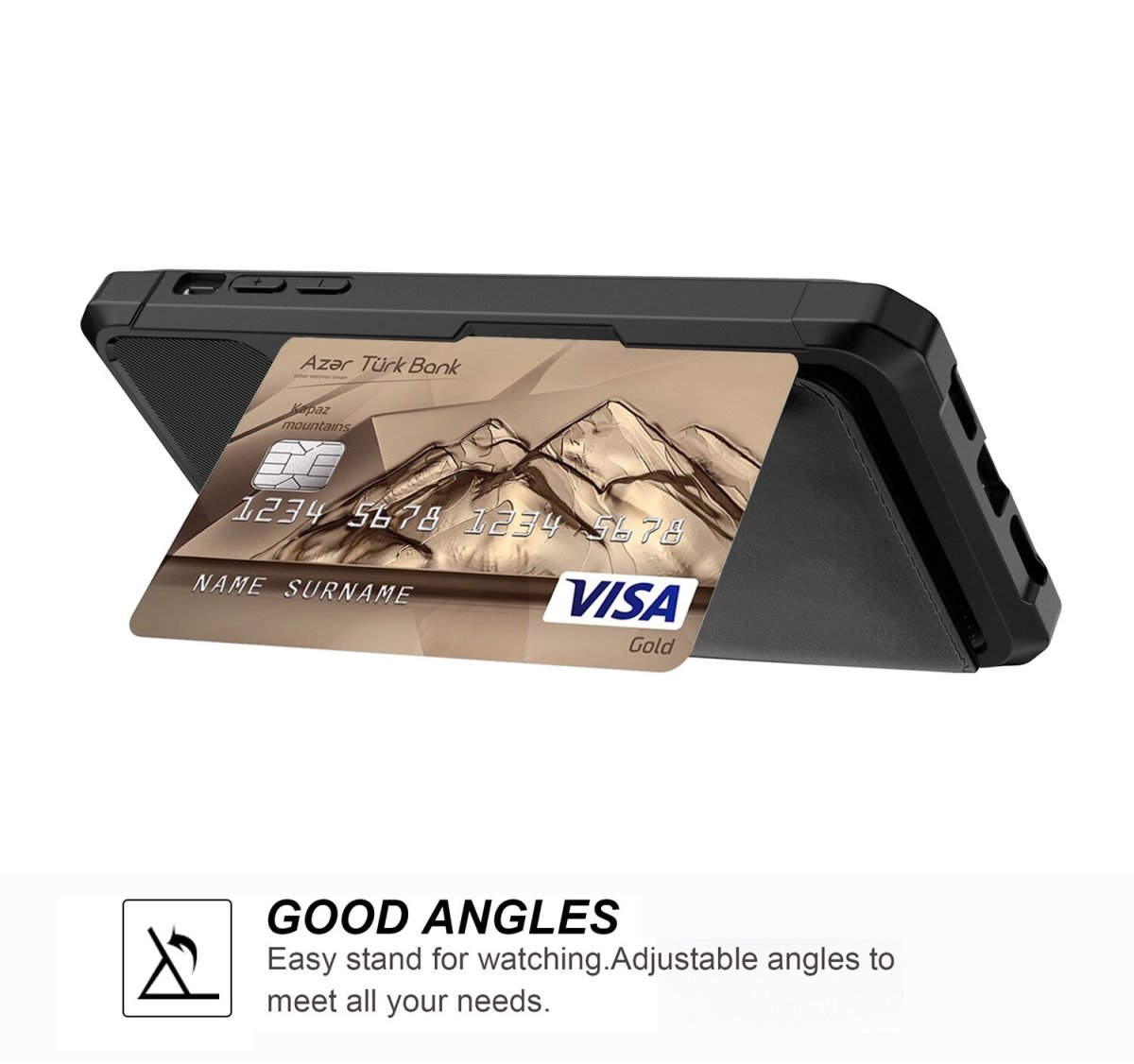 Echo Luxury Leather Wallet Case For iPhone Series 14-17