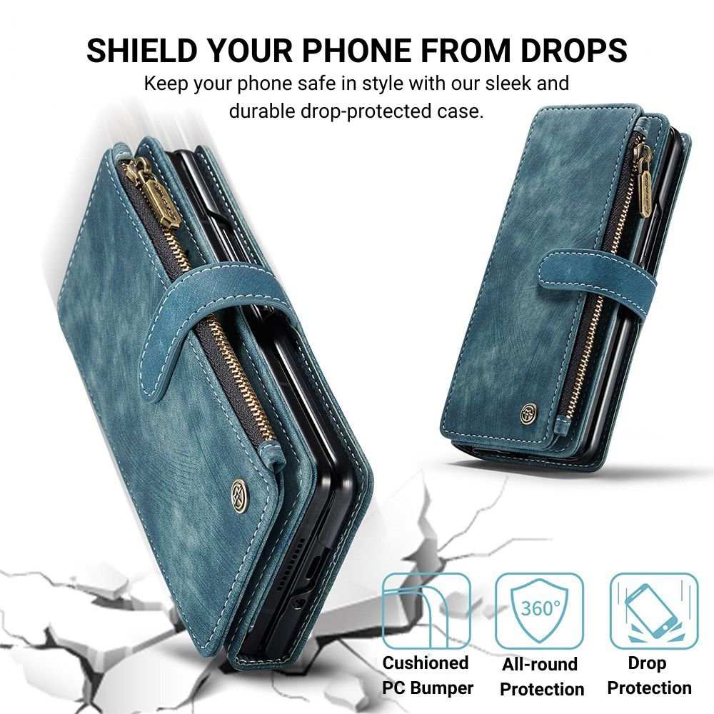 Eligo Leather Wallet Case for Galaxy Z Fold With Pen Slot