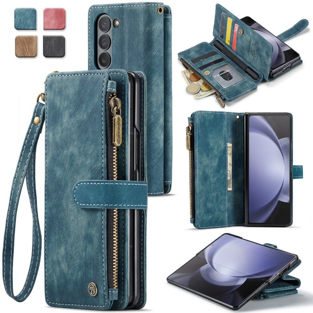 Eligo Leather Wallet Case for Galaxy Z Fold With Pen Slot