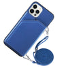 Everest Leather Wallet iPhone Case for Series 14 Blue