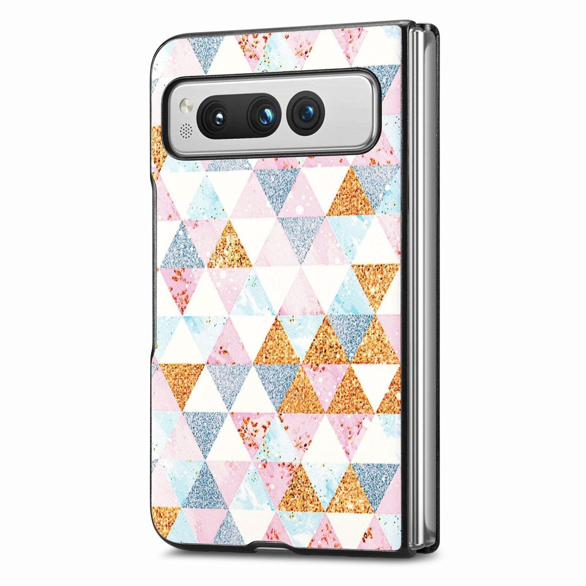 Lene Multi-Coloured Painted Leather Case for Google Pixel Fold Pattern 6 Google Pixel Fold