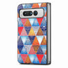 Lene Multi-Coloured Painted Leather Case for Google Pixel Fold Pattern 2 Google Pixel Fold