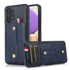 Luceo Retro Leather Galaxy A Series Case with Card Slot Blue