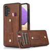 Luceo Retro Leather Galaxy A Series Case with Card Slot Brown