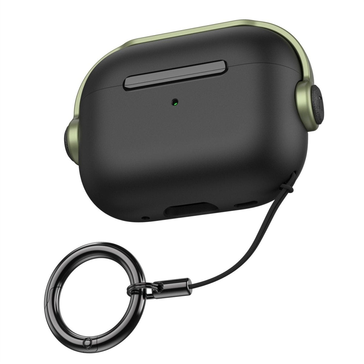 Luere for Shockproof Protective AirPods Case Black Green