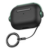 Luere for Shockproof Protective AirPods Case Black Dark Green