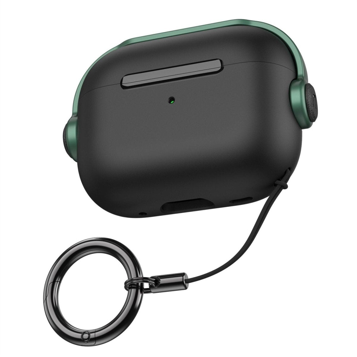 Luere for Shockproof Protective AirPods Case Black Dark Green