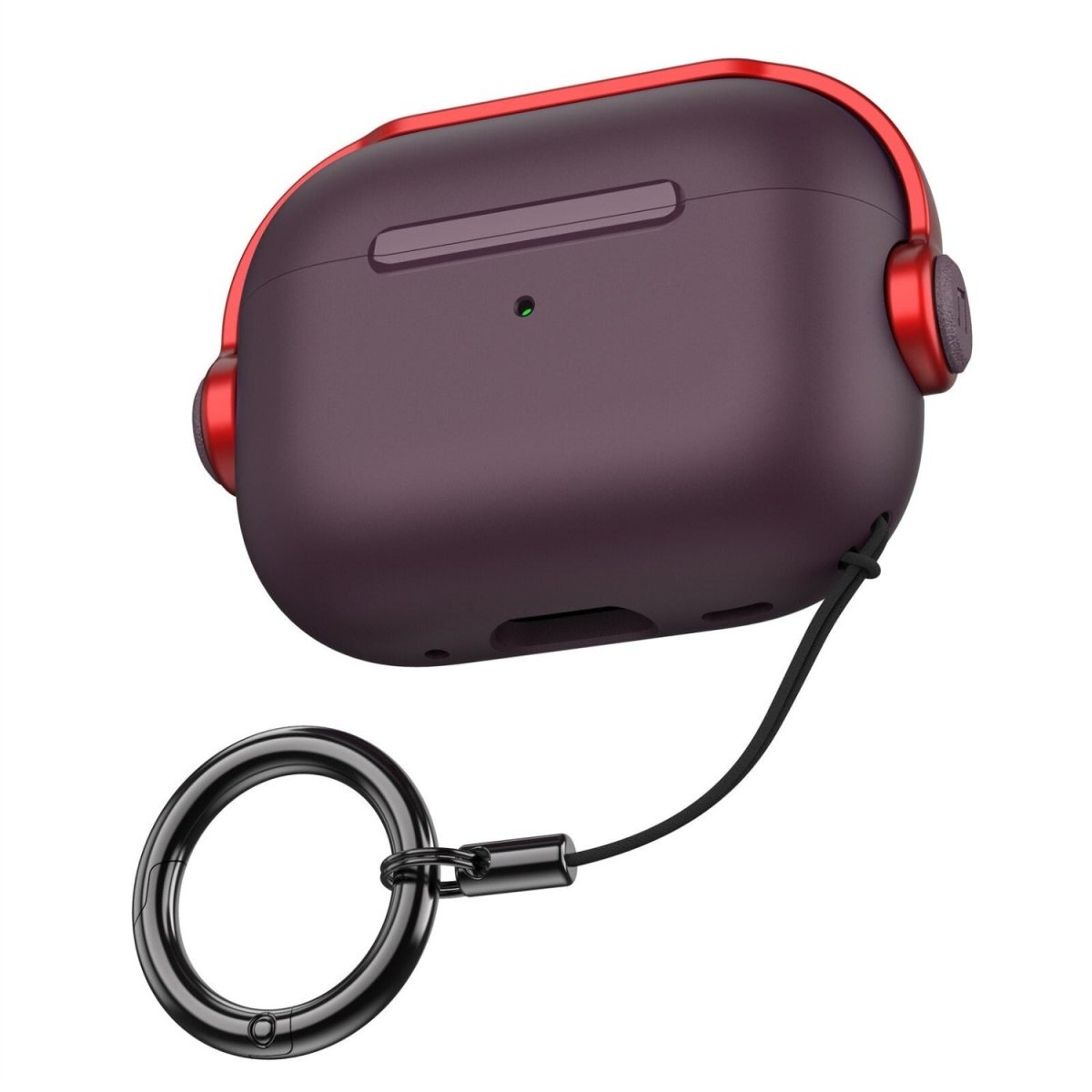 Luere for Shockproof Protective AirPods Case Purple Red