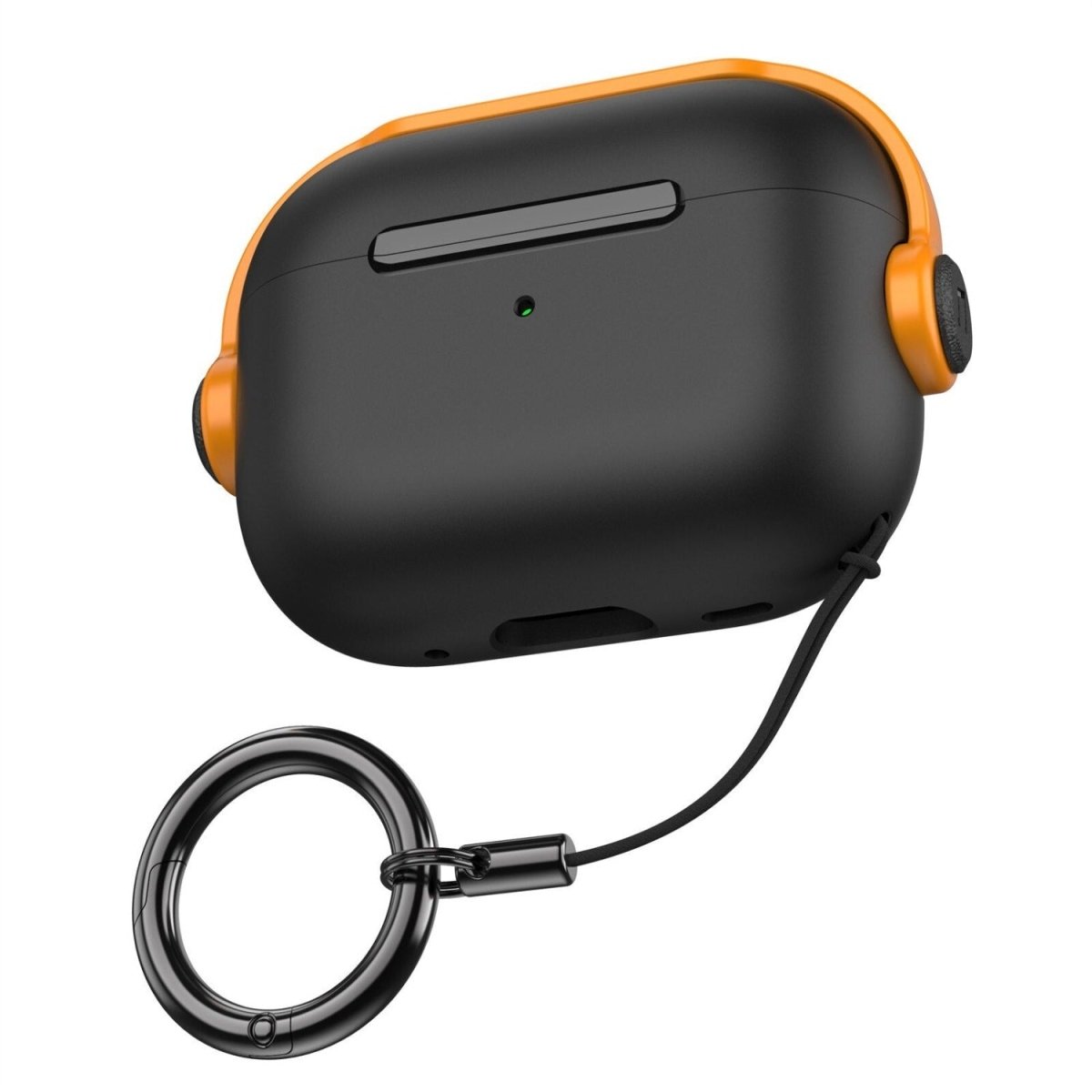 Luere for Shockproof Protective AirPods Case Black Yellow