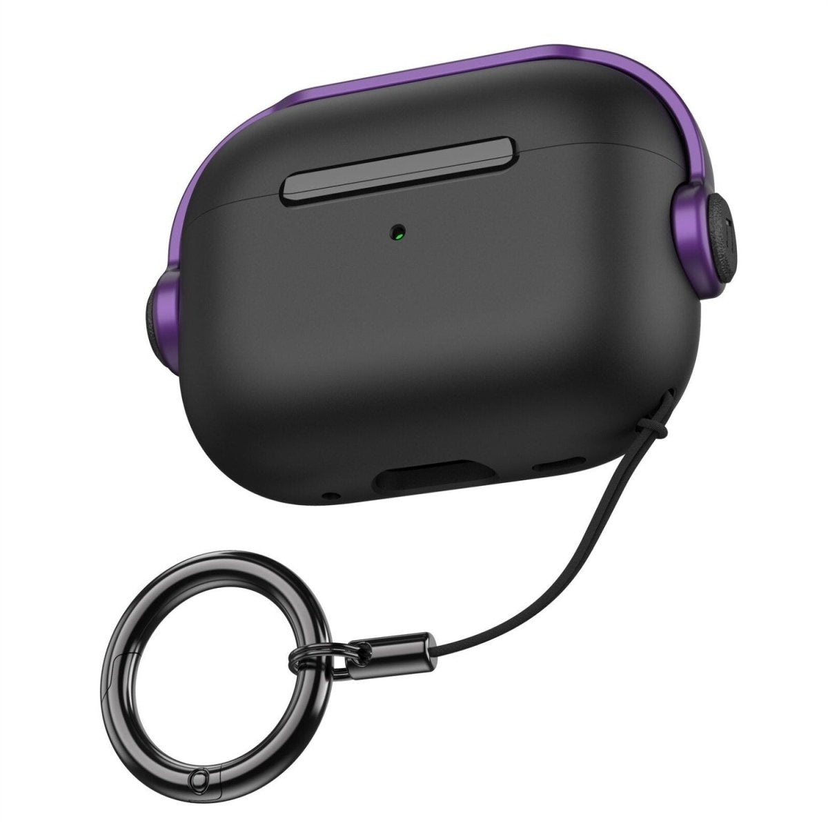 Luere for Shockproof Protective AirPods Case Black Purple