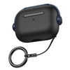 Luere for Shockproof Protective AirPods Case Black Blue
