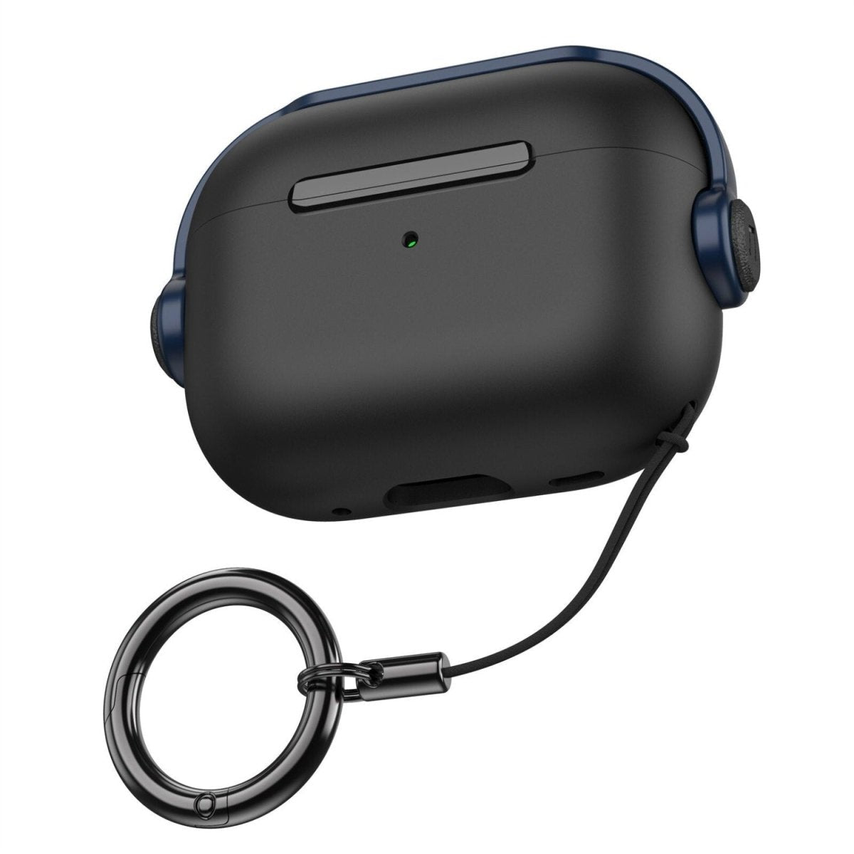 Luere for Shockproof Protective AirPods Case Black Blue