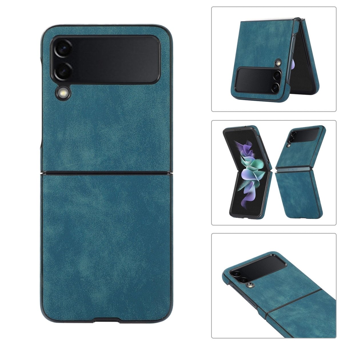 Mellis Slim Fit Leather Galaxy Z Case With Wallet Card Slots