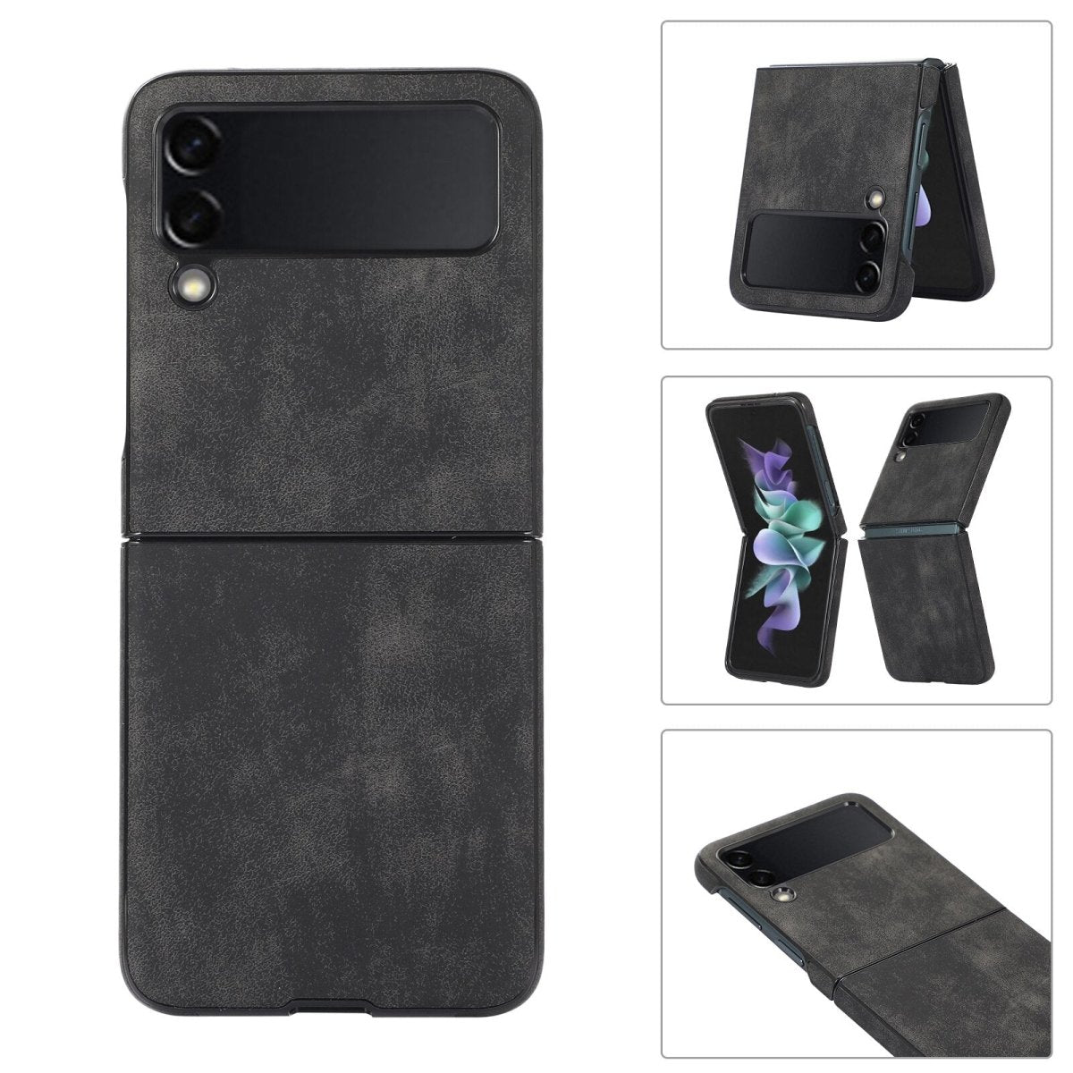 Mellis Slim Fit Leather Galaxy Z Case With Wallet Card Slots