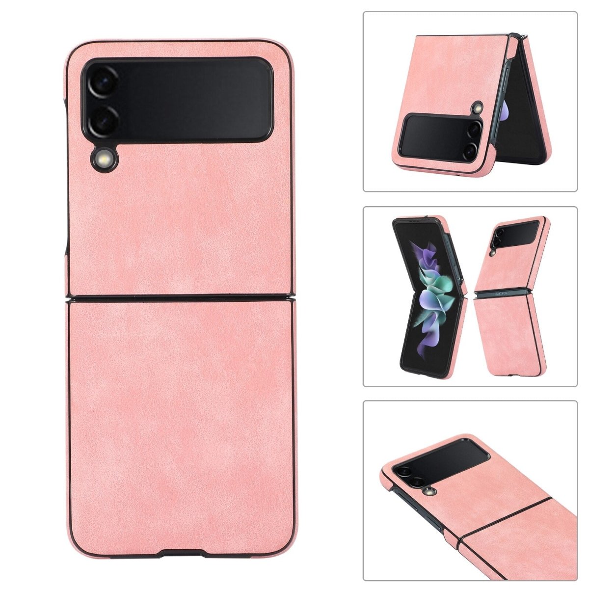 Mellis Slim Fit Leather Galaxy Z Case With Wallet Card Slots