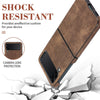Mellis Slim Fit Leather Galaxy Z Case With Wallet Card Slots