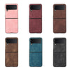 Mellis Slim Fit Leather Galaxy Z Case With Wallet Card Slots