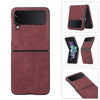 Mellis Slim Fit Leather Galaxy Z Case With Wallet Card Slots