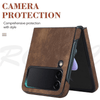 Mellis Slim Fit Leather Galaxy Z Case With Wallet Card Slots
