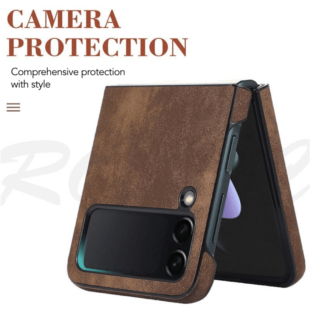 Mellis Slim Fit Leather Galaxy Z Case With Wallet Card Slots