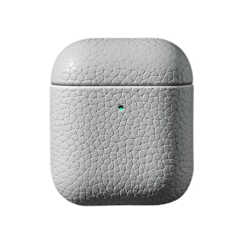 Veto Genuine Leather Airpods Case Grey AirPods 1 & 2
