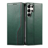 Ceteri Leather Wallet Flip Case For Galaxy S Series Green