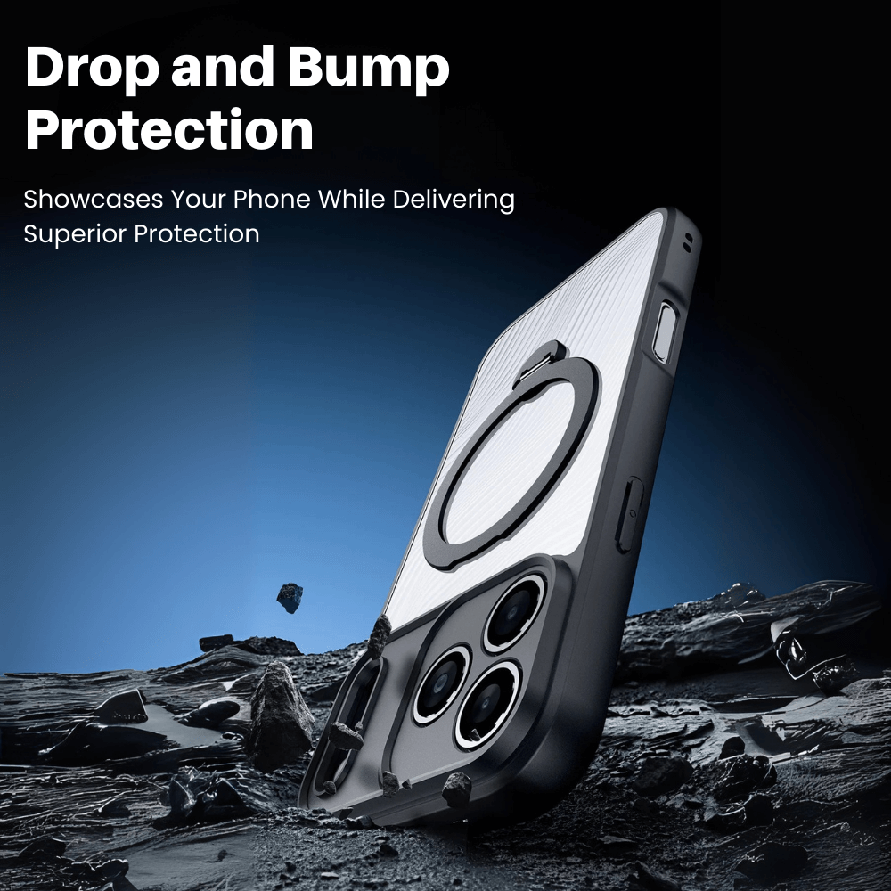 Vere Slim Shockproof MagSafe iPhone Case With Ring Holder