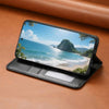 Civis Leather Wallet Flip iPhone Case
