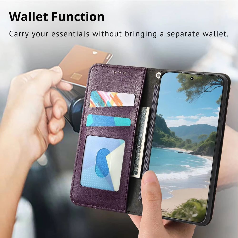 Certo Leather Wallet Flip Case For Galaxy A Series