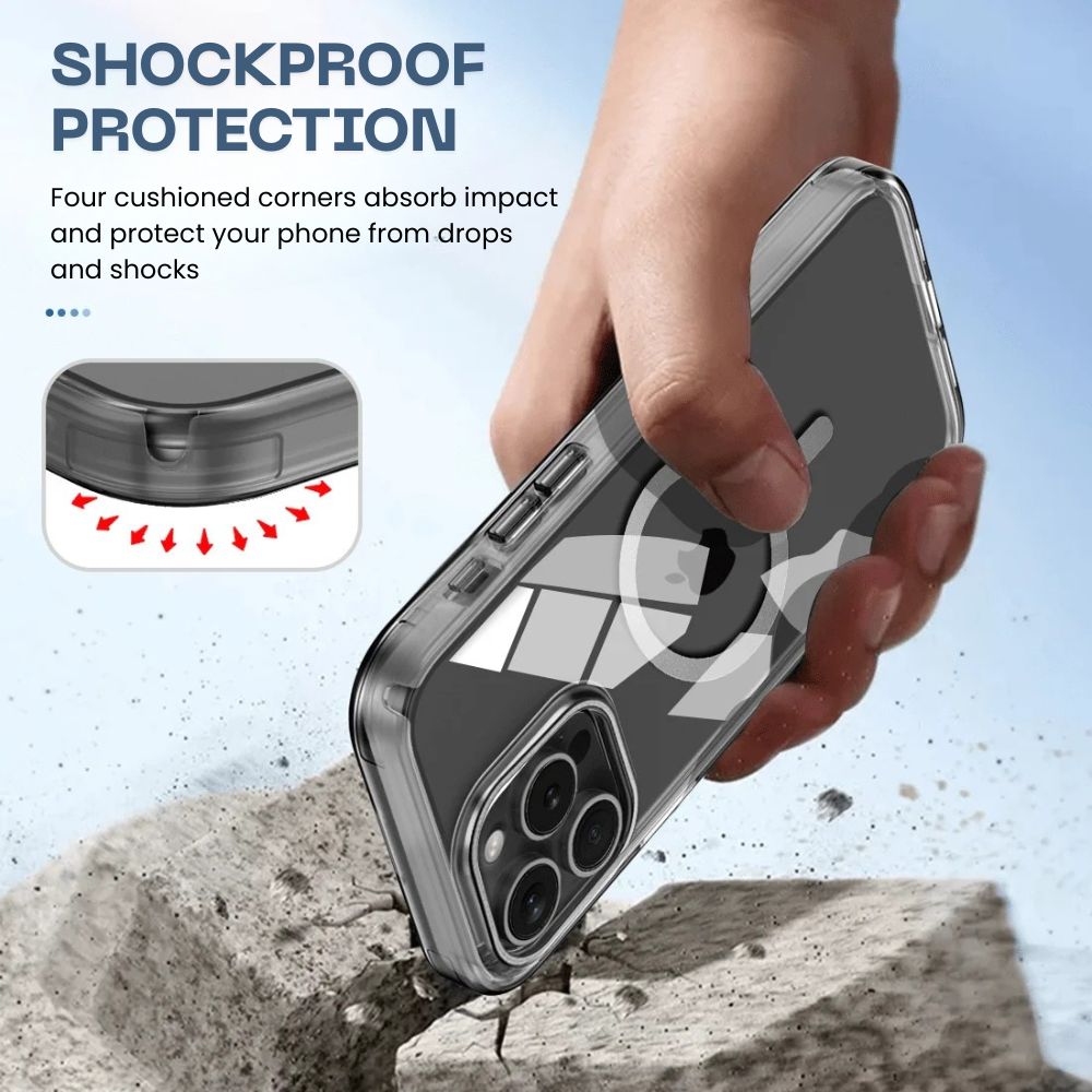 Advoco Shockproof MagSafe iPhone Case With Screen Protector