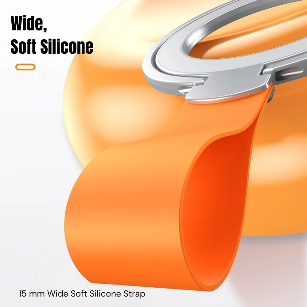 Fodio Magnetic Phone Grip & Kickstand With Silicone Strap