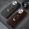 Adepto Leather iPhone Case With Ring