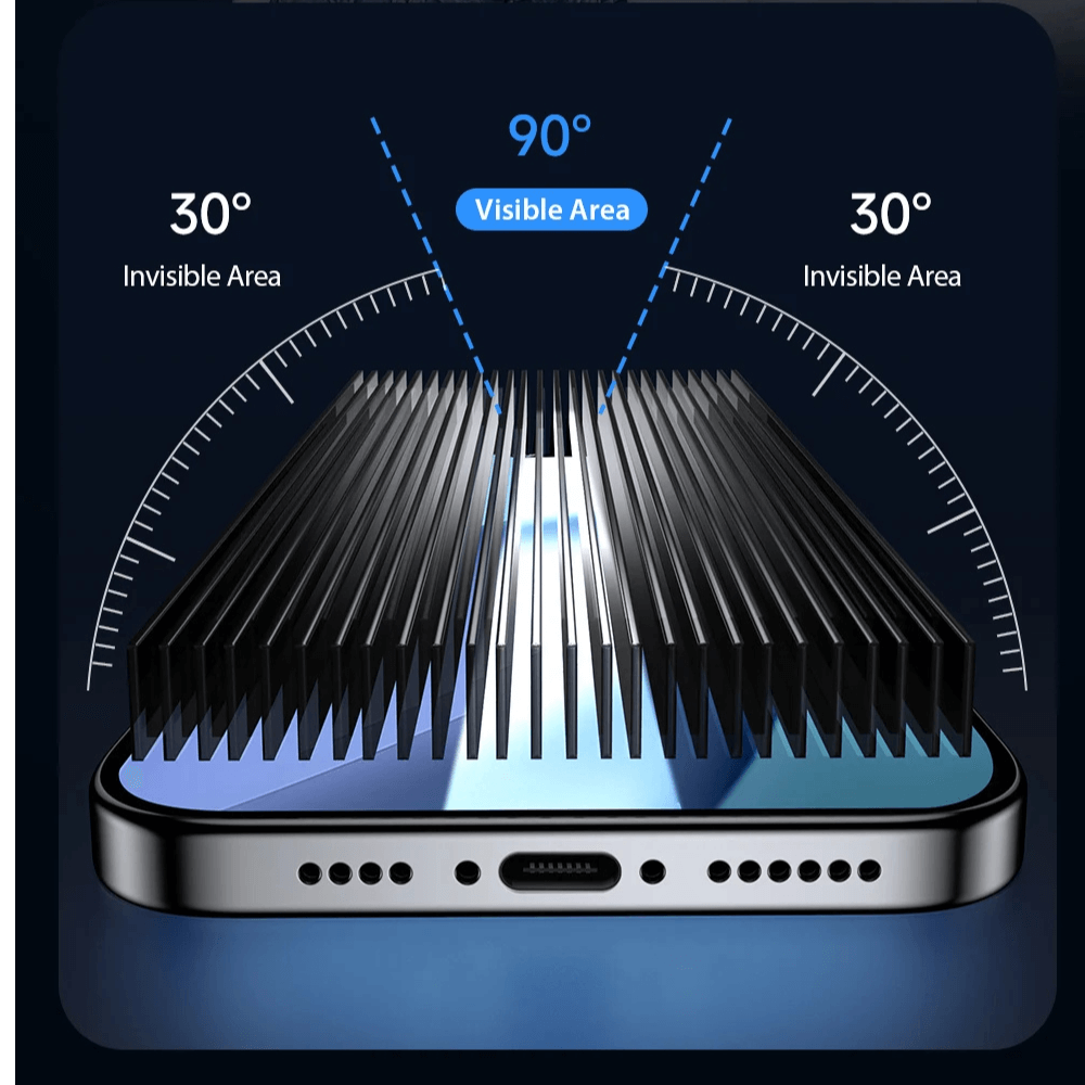 Absque Privacy Tempered Glass Screen Protector For iPhone