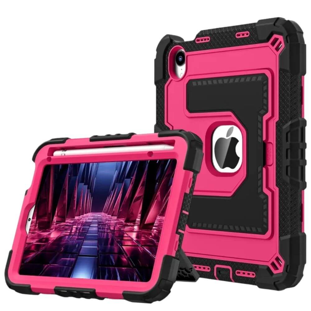 Delego Heavy Duty iPad Mini Case Black Pink